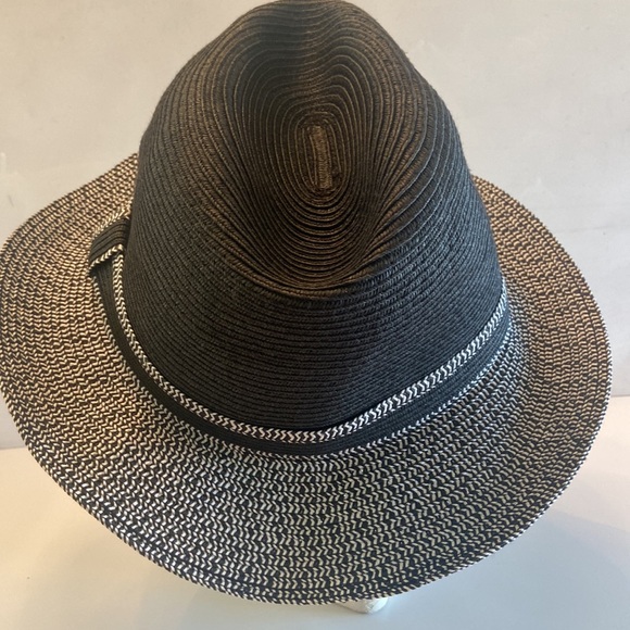 Black and grey fedora Retro style flexible hat - Picture 8 of 13